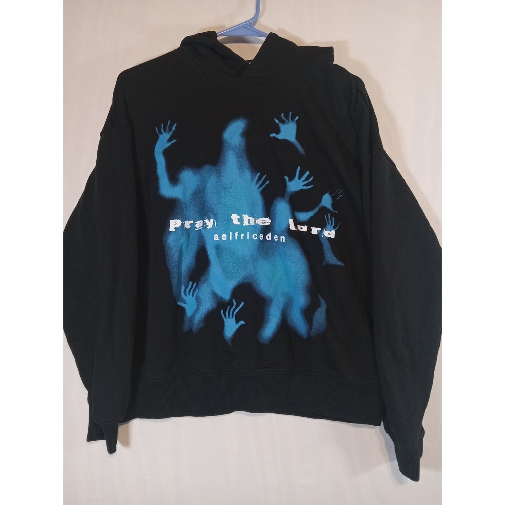 Aelfric Eden Hoodie Tan Graphic Pray The Lord  Streetwear Designer Size XS